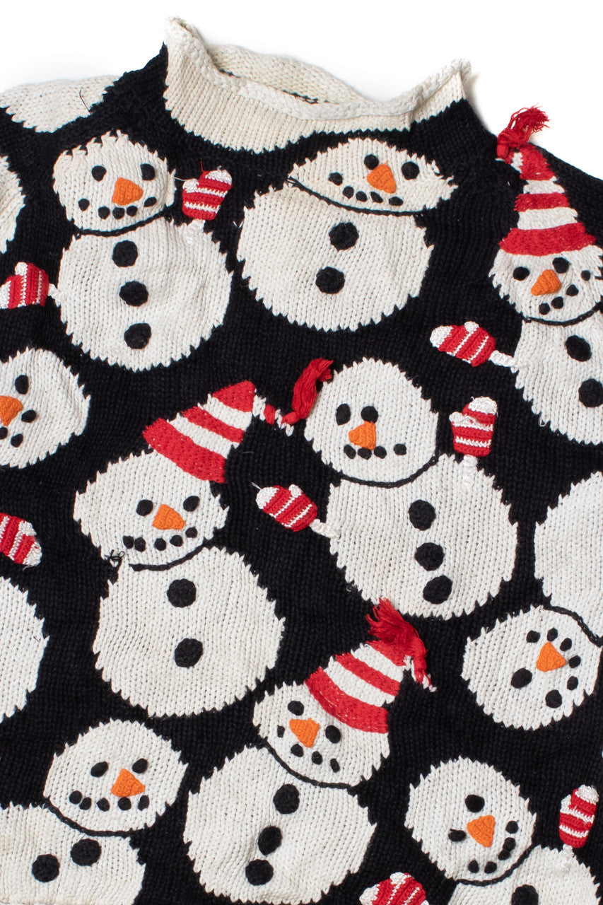 Snowman All Over Knit Ugly Christmas Pullover 62183