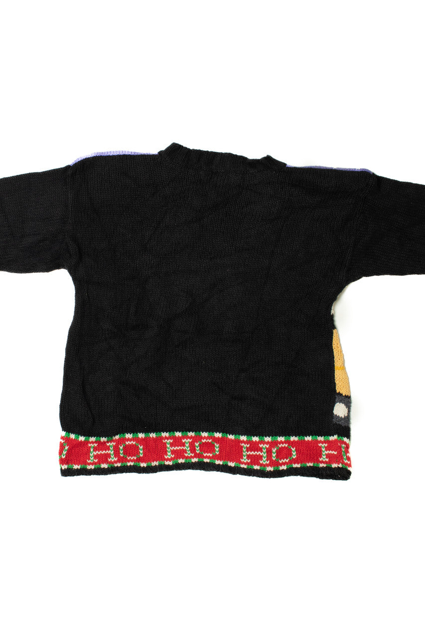 "Ho Ho Ho" Santa City Taxi Ugly Christmas Sweater 62187