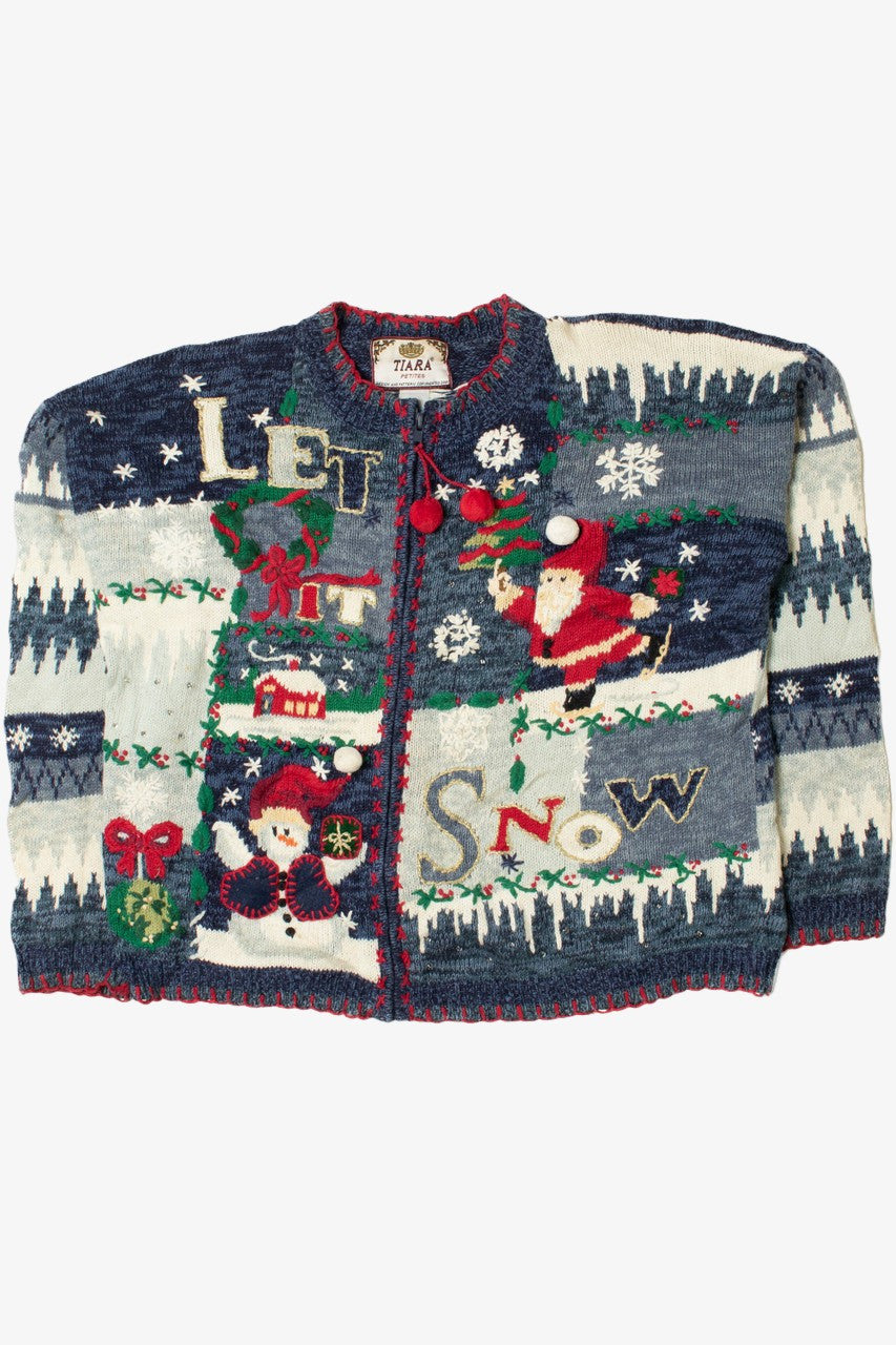 "Let It Snow" Ugly Christmas Cardigan 62189