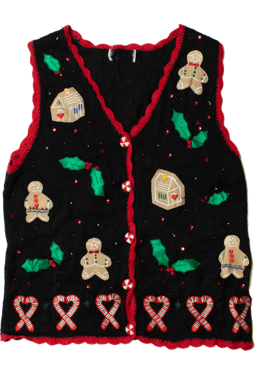 Gingerbread Men Ugly Christmas Vest 62253