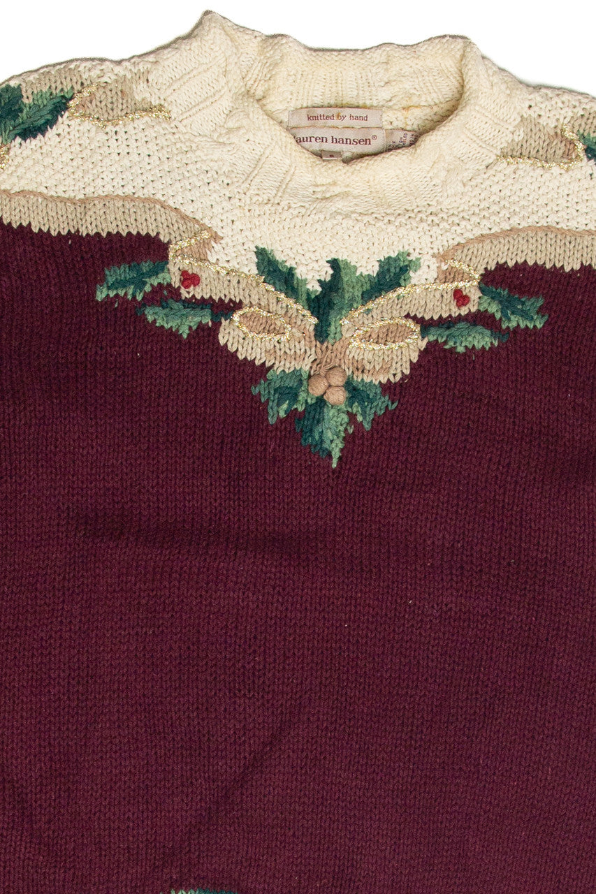 Vintage Red Ugly Christmas Pullover 62952