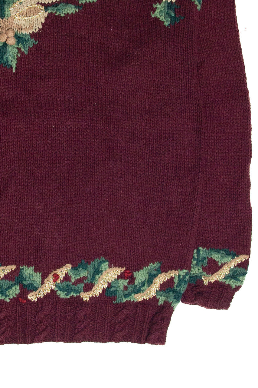 Vintage Red Ugly Christmas Pullover 62952