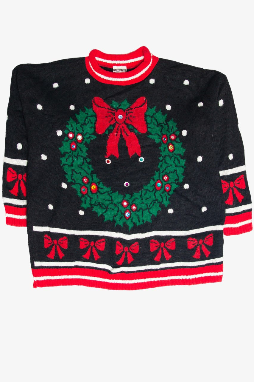 Vintage Black Ugly Christmas Pullover 62955