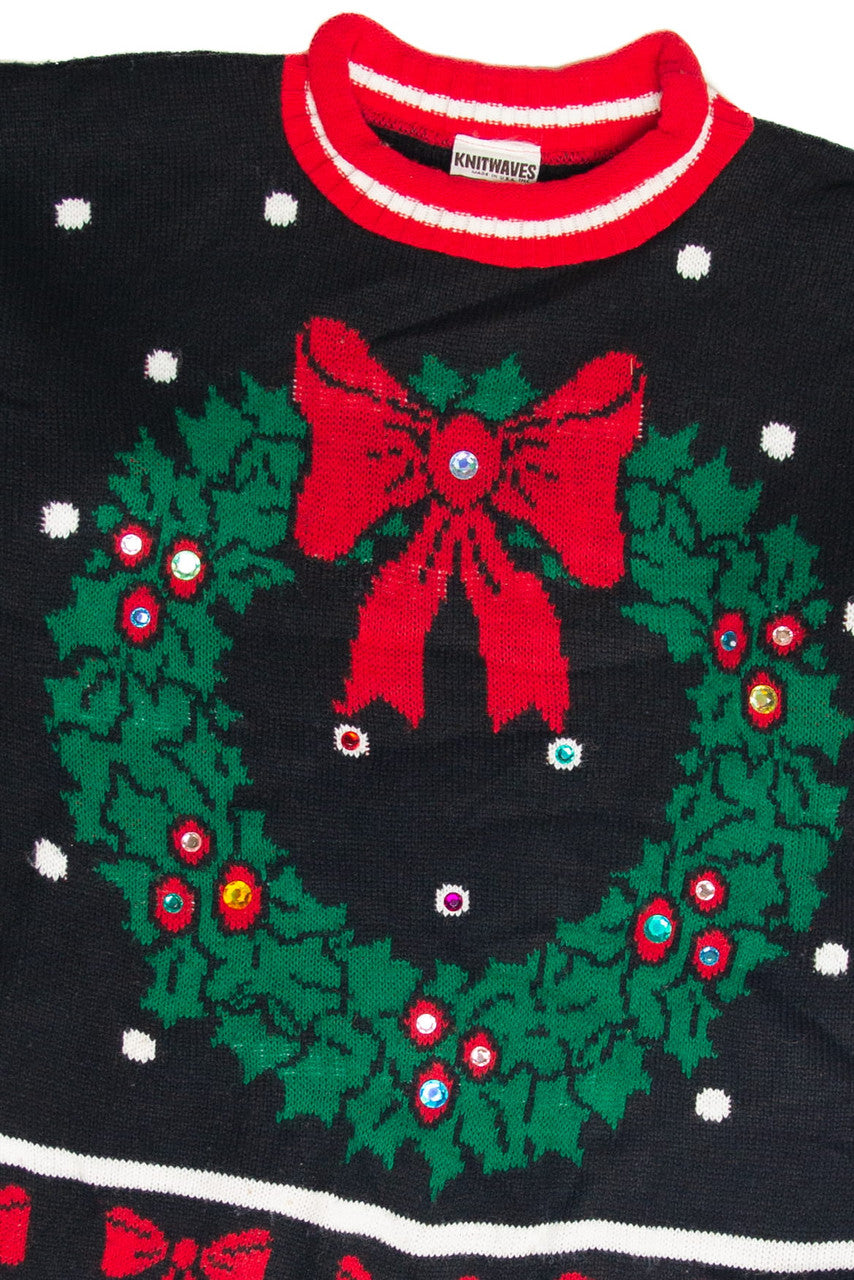 Vintage Black Ugly Christmas Pullover 62955