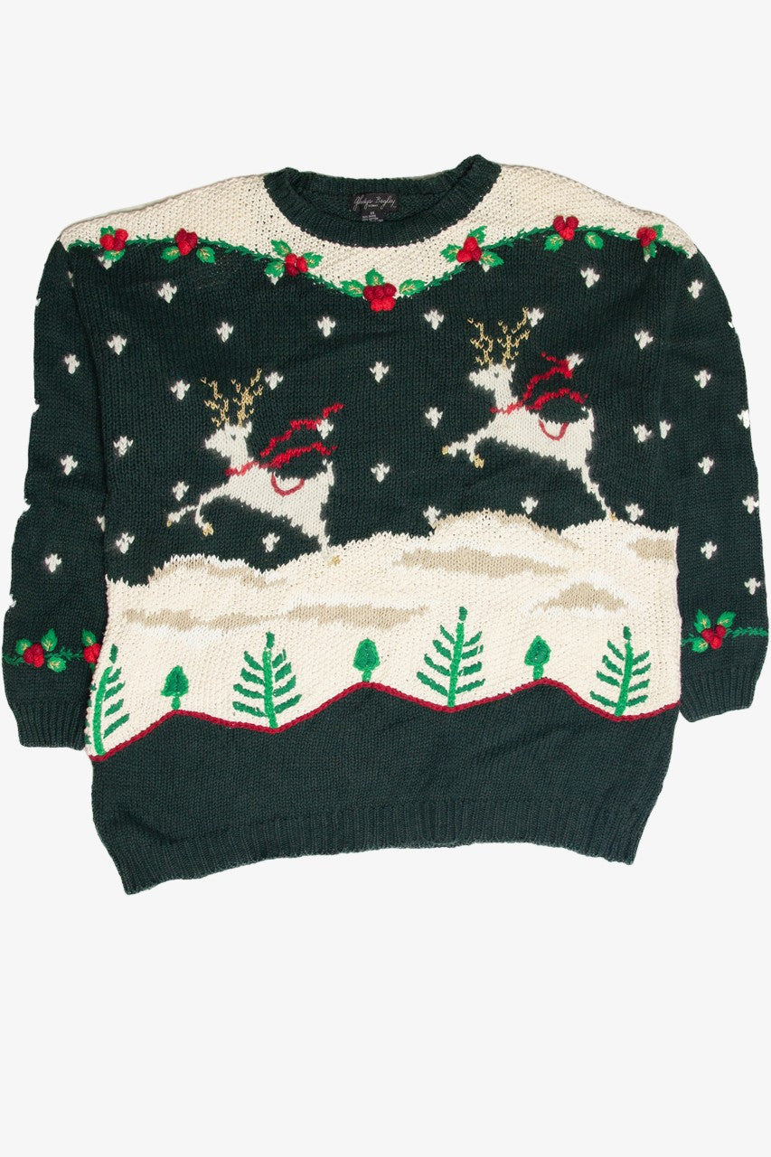 Vintage Green Ugly Christmas Pullover 62957