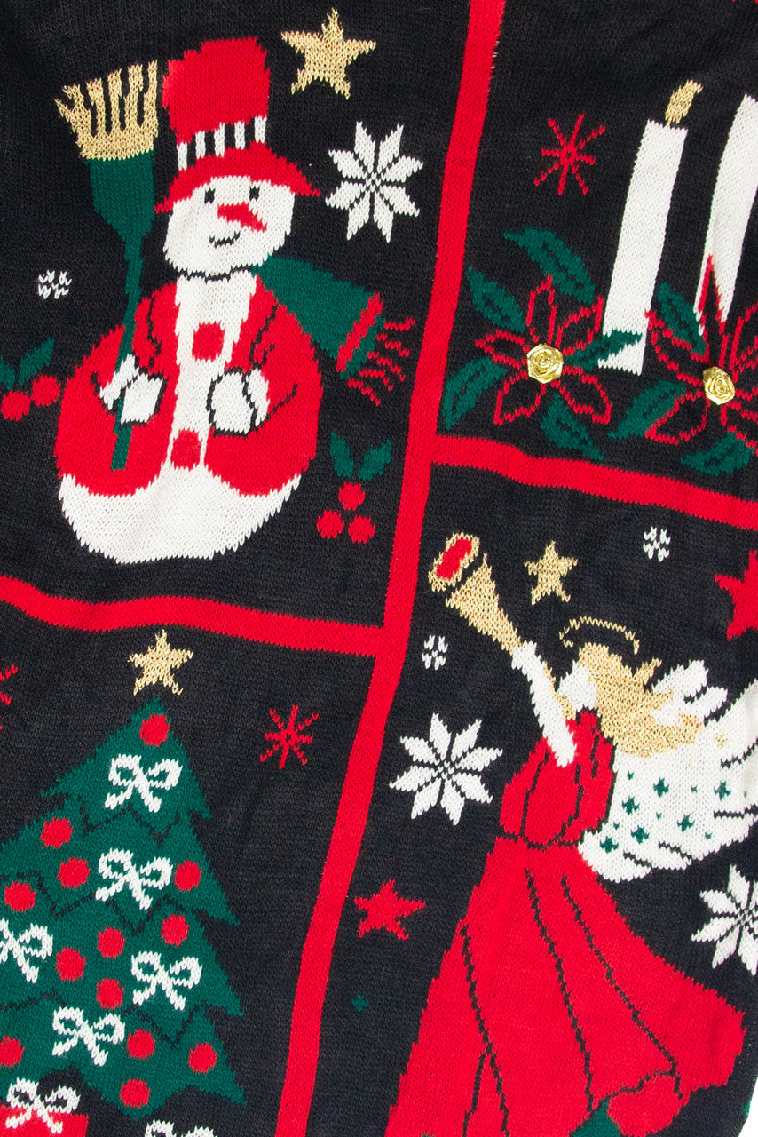 Vintage Black Ugly Christmas Pullover 62984