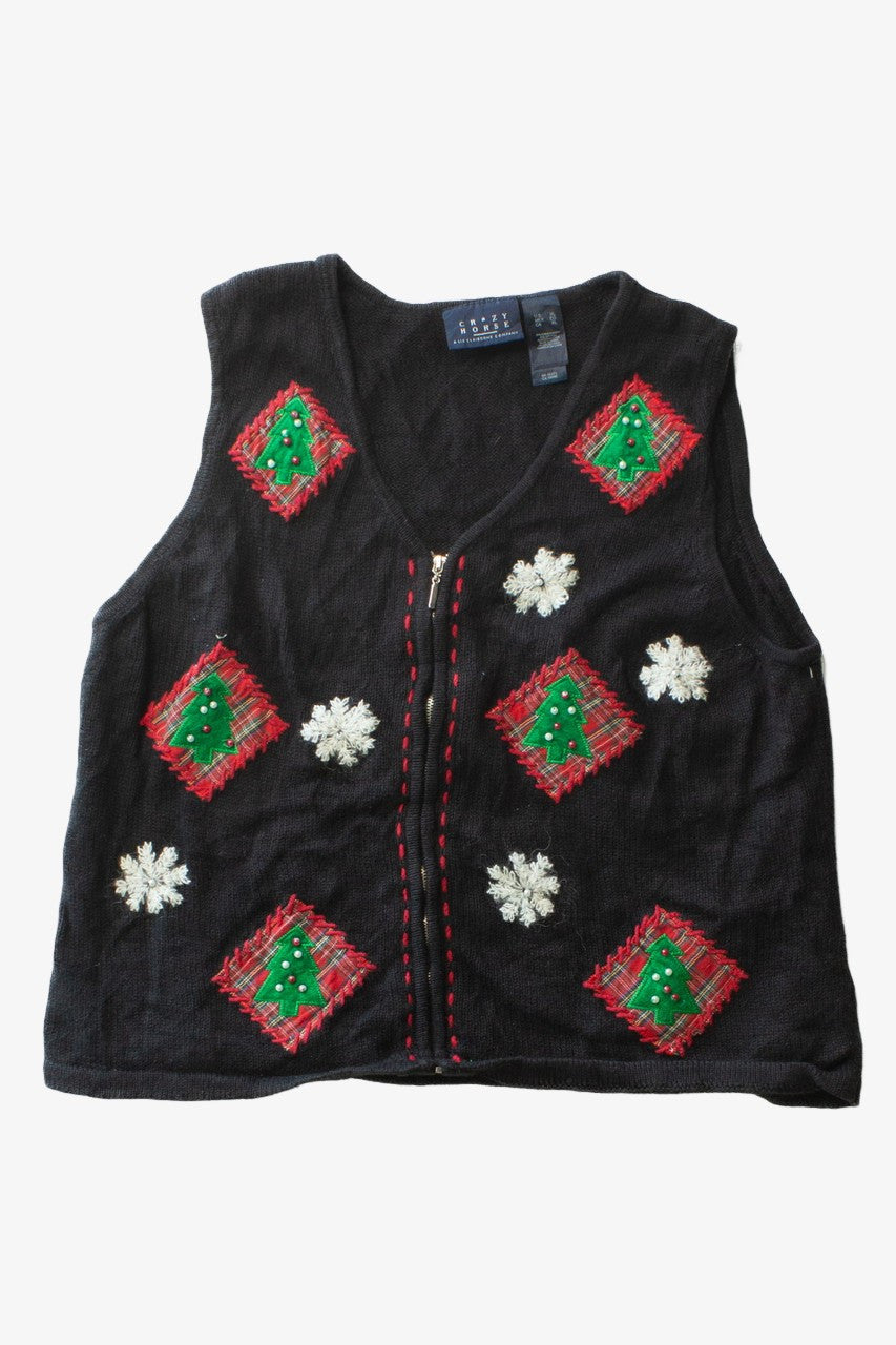 Black Ugly Christmas Vest 63447