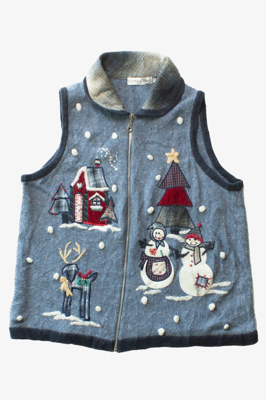 Blue Ugly Christmas Vest 63448