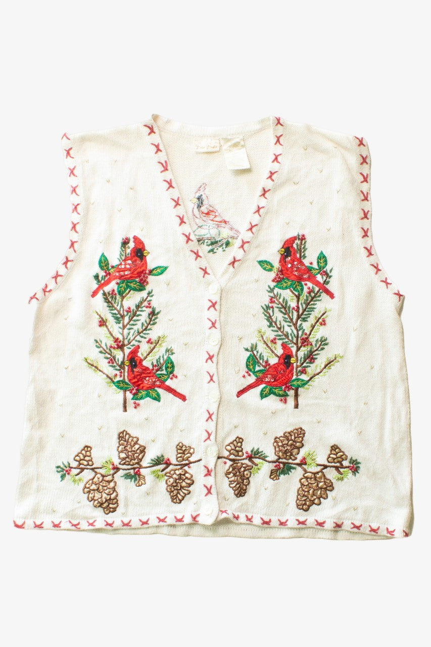 White Ugly Christmas Vest 63471