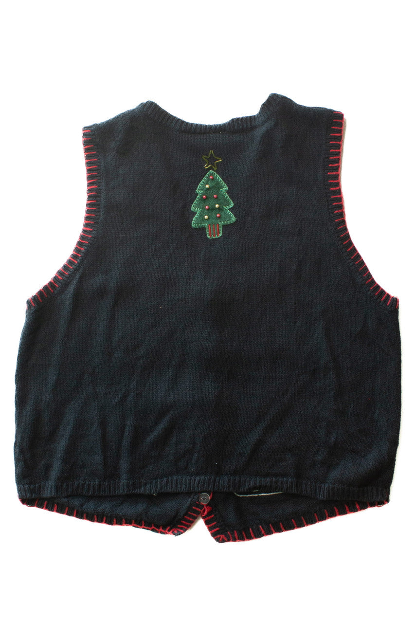 Black Ugly Christmas Vest 63474