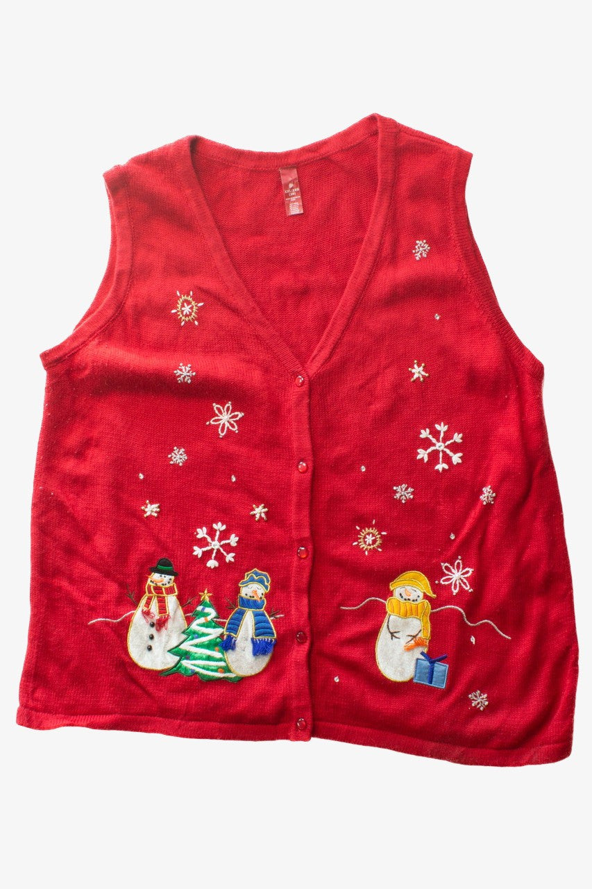 Red Ugly Christmas Vest 63476