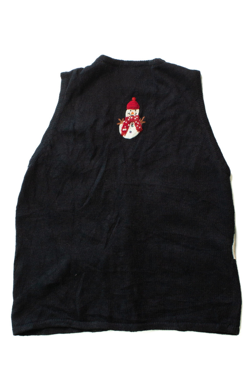 Black Ugly Christmas Vest 63490