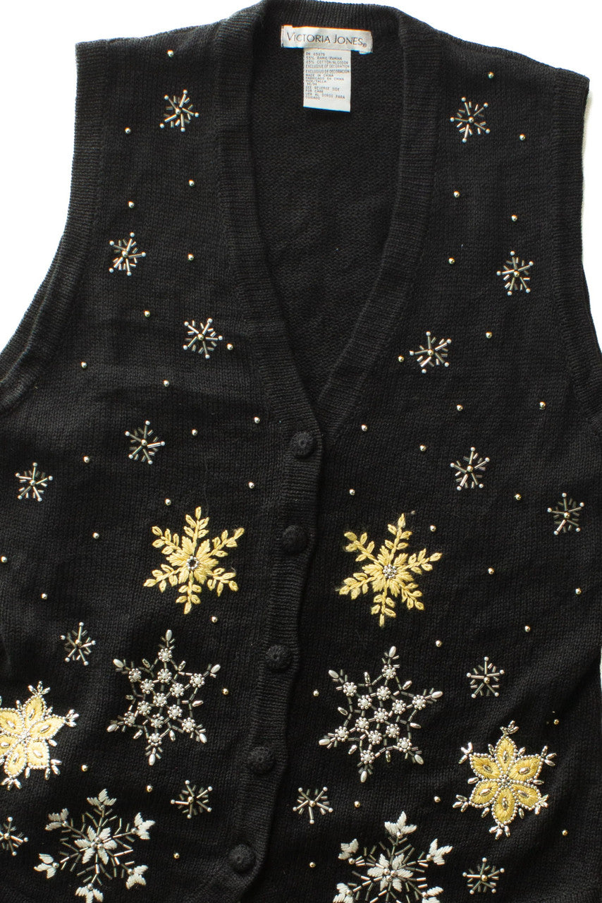 Black Ugly Christmas Vest 63495