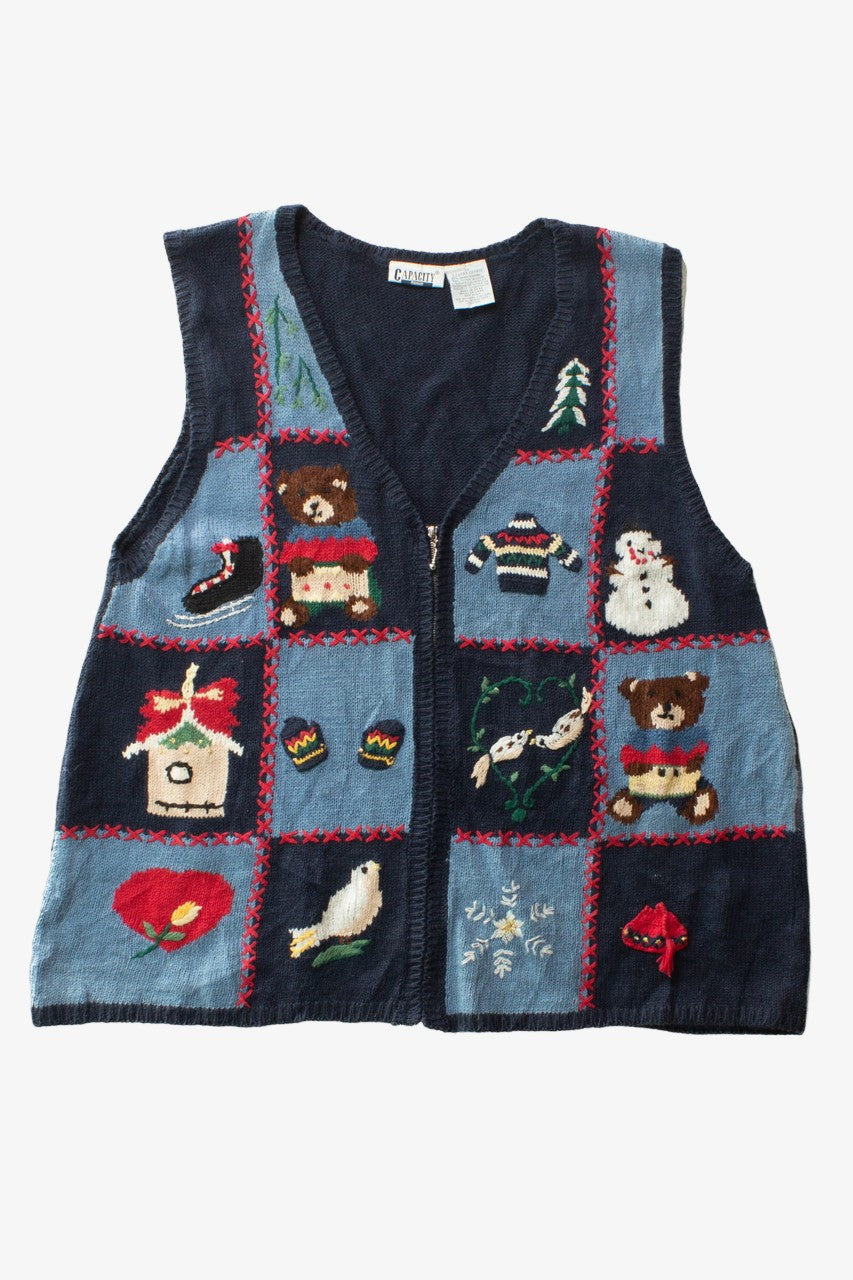 Blue Ugly Christmas Vest 63503