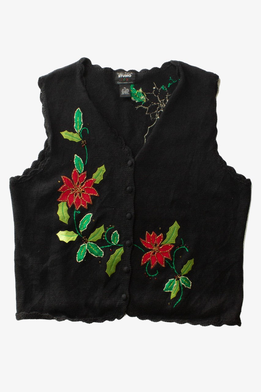 Black Ugly Christmas Vest 63512