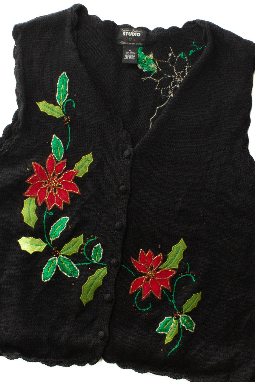 Black Ugly Christmas Vest 63512
