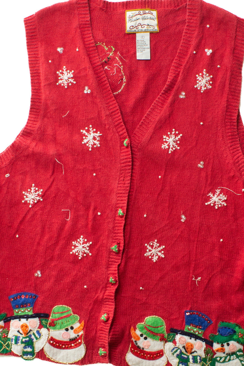 Red Ugly Christmas Vest 63513