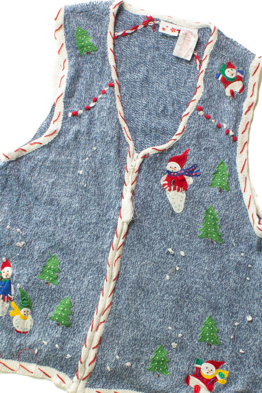 Blue Ugly Christmas Vest 63515