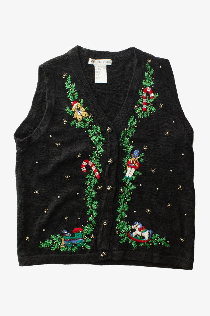 Black Ugly Christmas Vest 63528