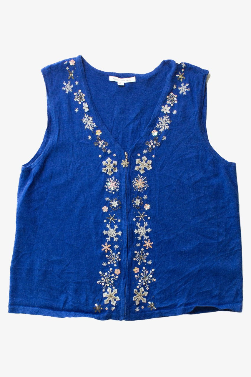 Blue Ugly Christmas Vest 63531