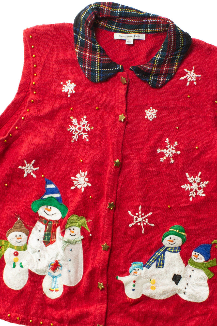 Red Ugly Christmas Vest 63533