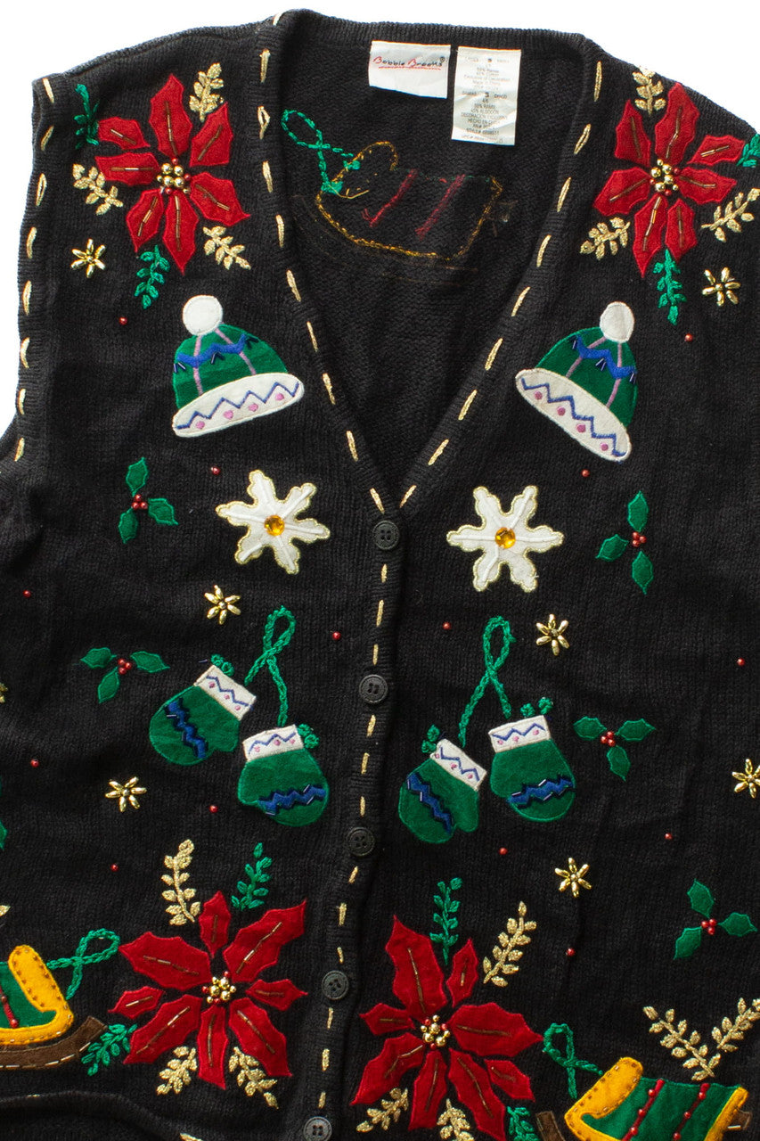 Black Ugly Christmas Vest 63540