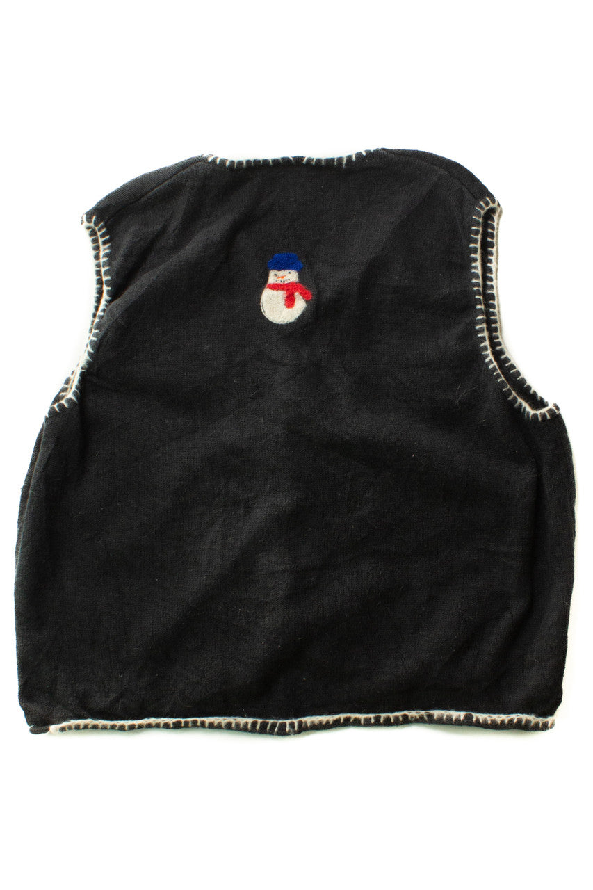 Black Ugly Christmas Vest 63543
