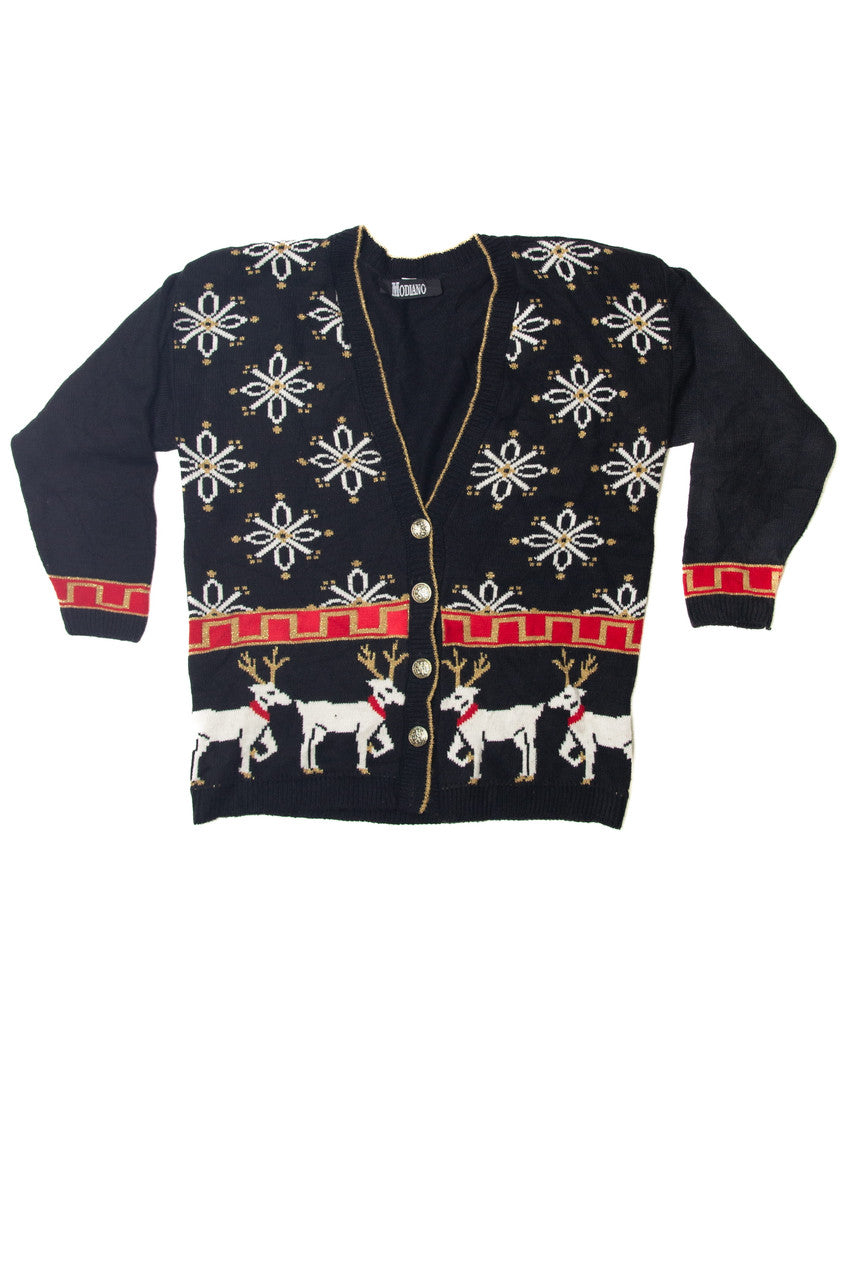 Black Ugly Christmas Cardigan 63554