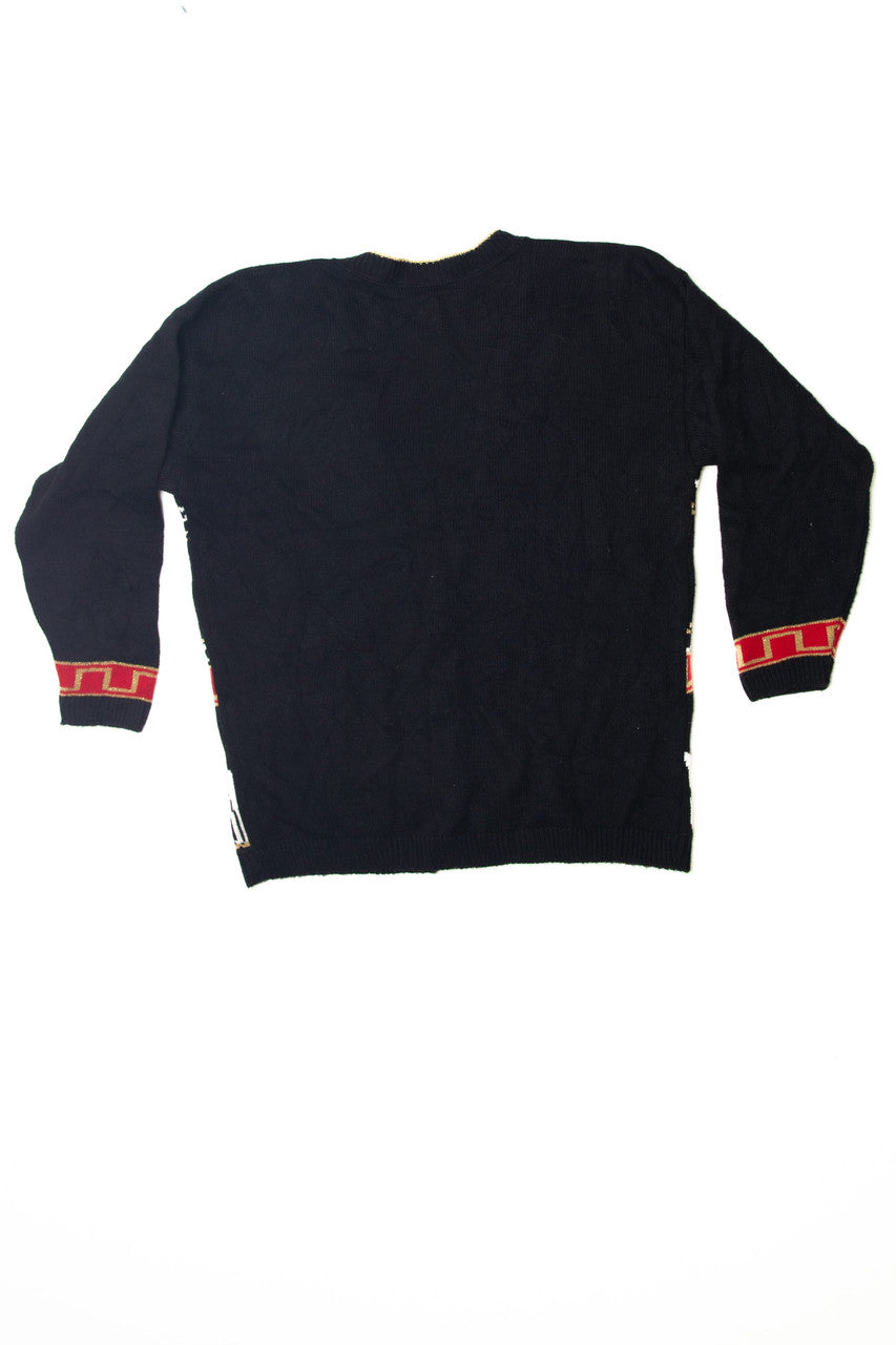 Black Ugly Christmas Cardigan 63554