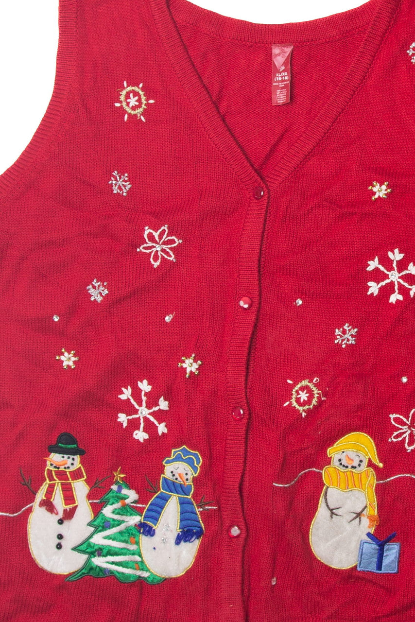 Red Ugly Christmas Vest 63572