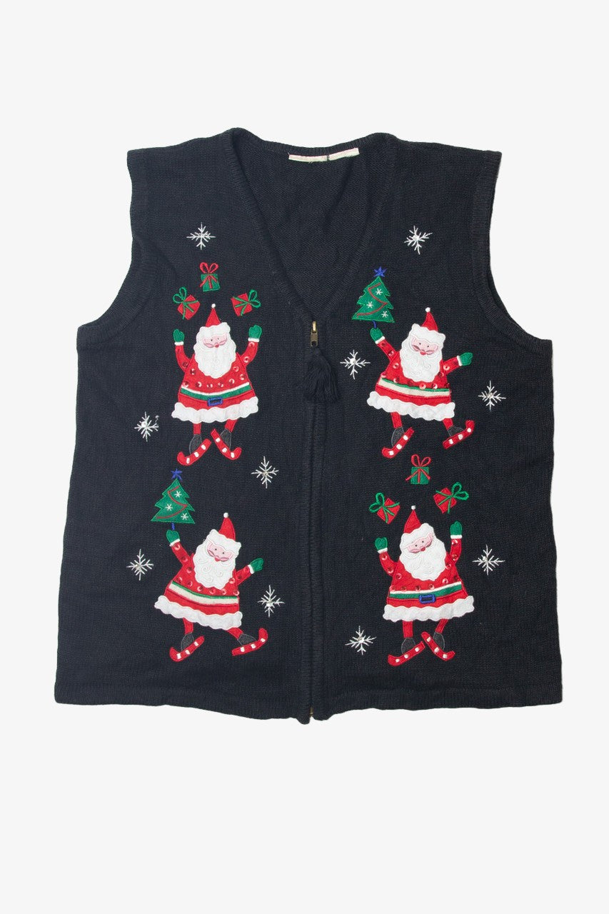 Black Ugly Christmas Vest 63619