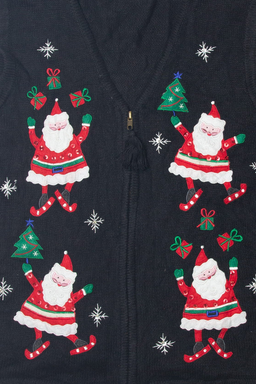 Black Ugly Christmas Vest 63619