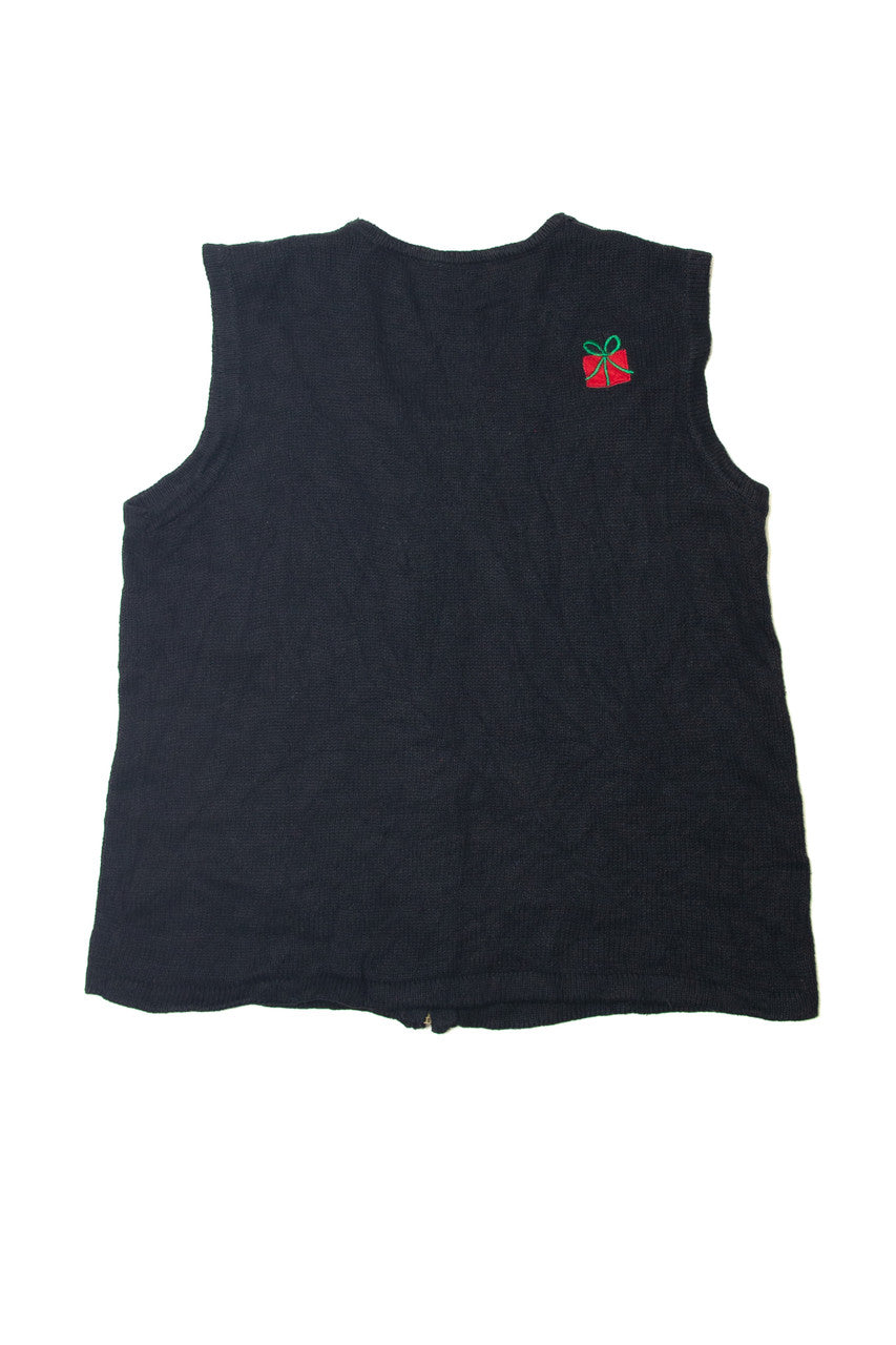 Black Ugly Christmas Vest 63619