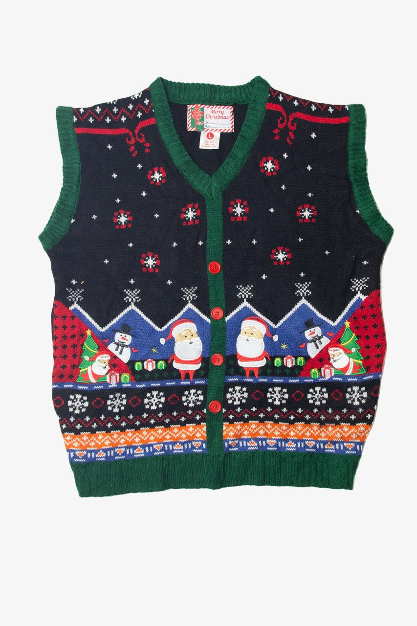 Black Ugly Christmas Vest 63627