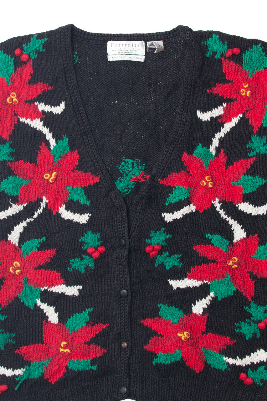 Black Ugly Christmas Cardigan 63639