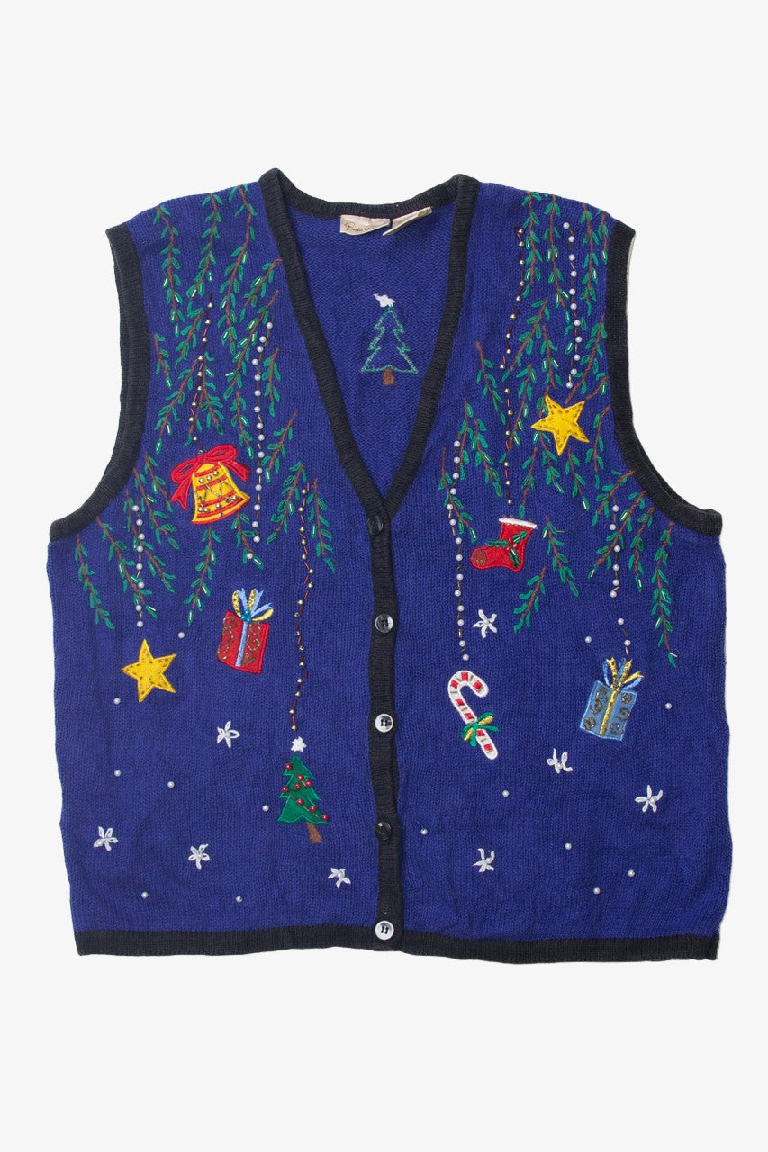 Blue Ugly Christmas Vest 63648