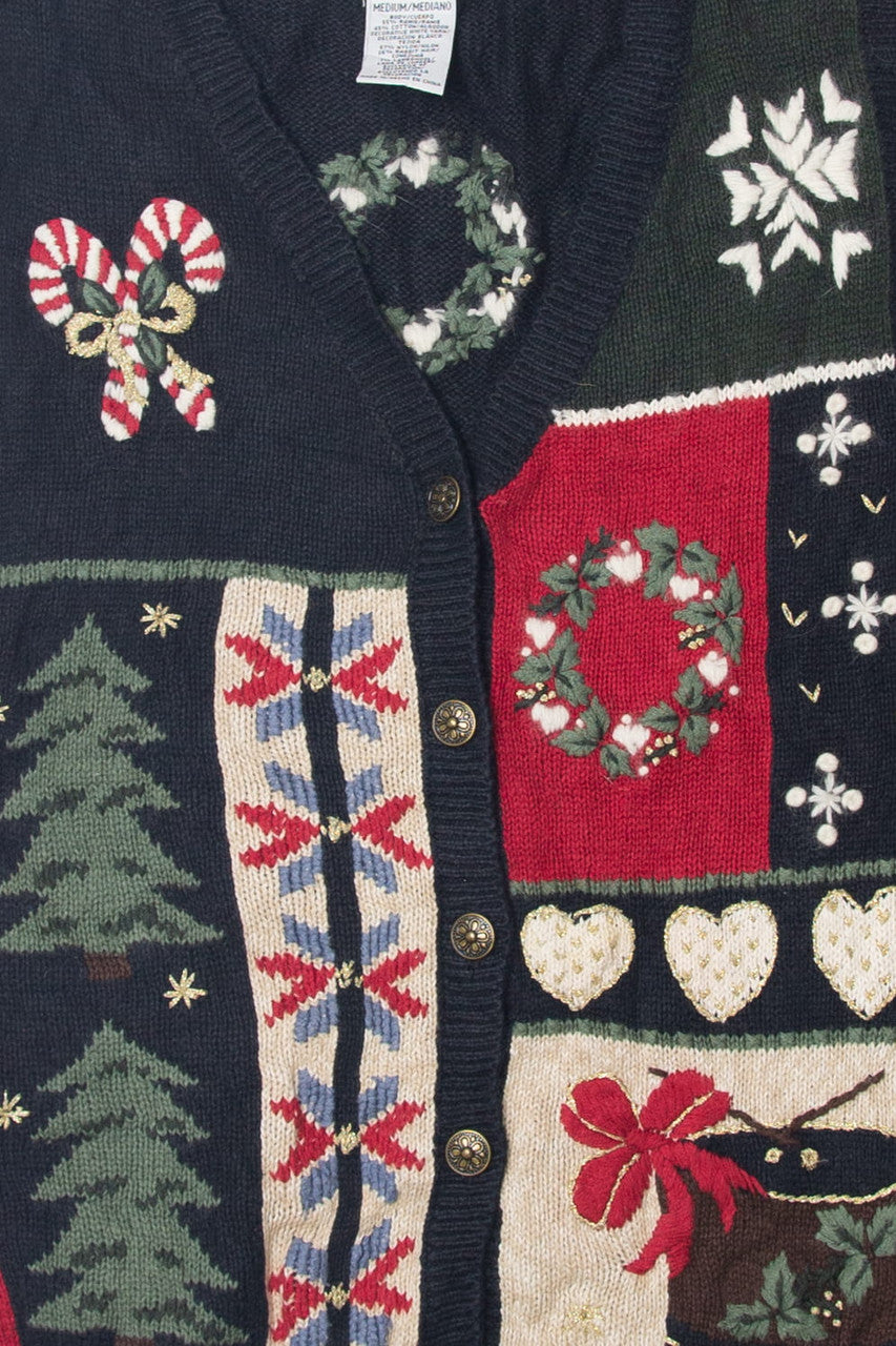 Black Ugly Christmas Vest 63653