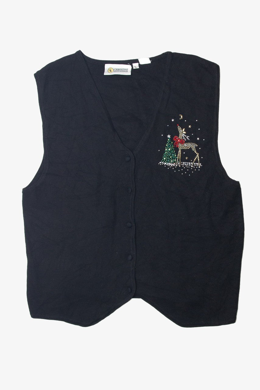 Black Ugly Christmas Vest 63655