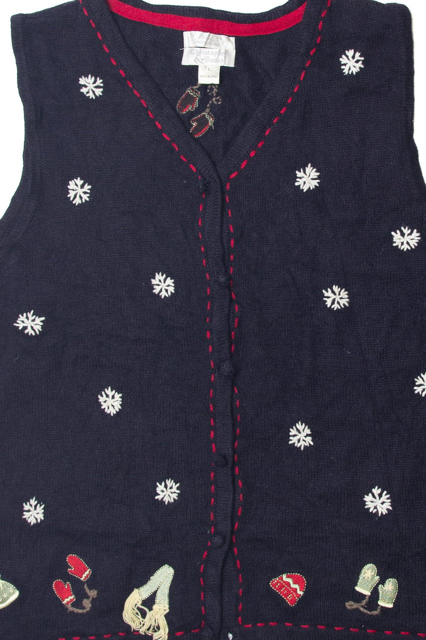Black Ugly Christmas Vest 63658