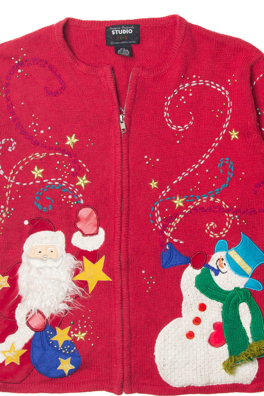 Red Ugly Christmas Cardigan 63678