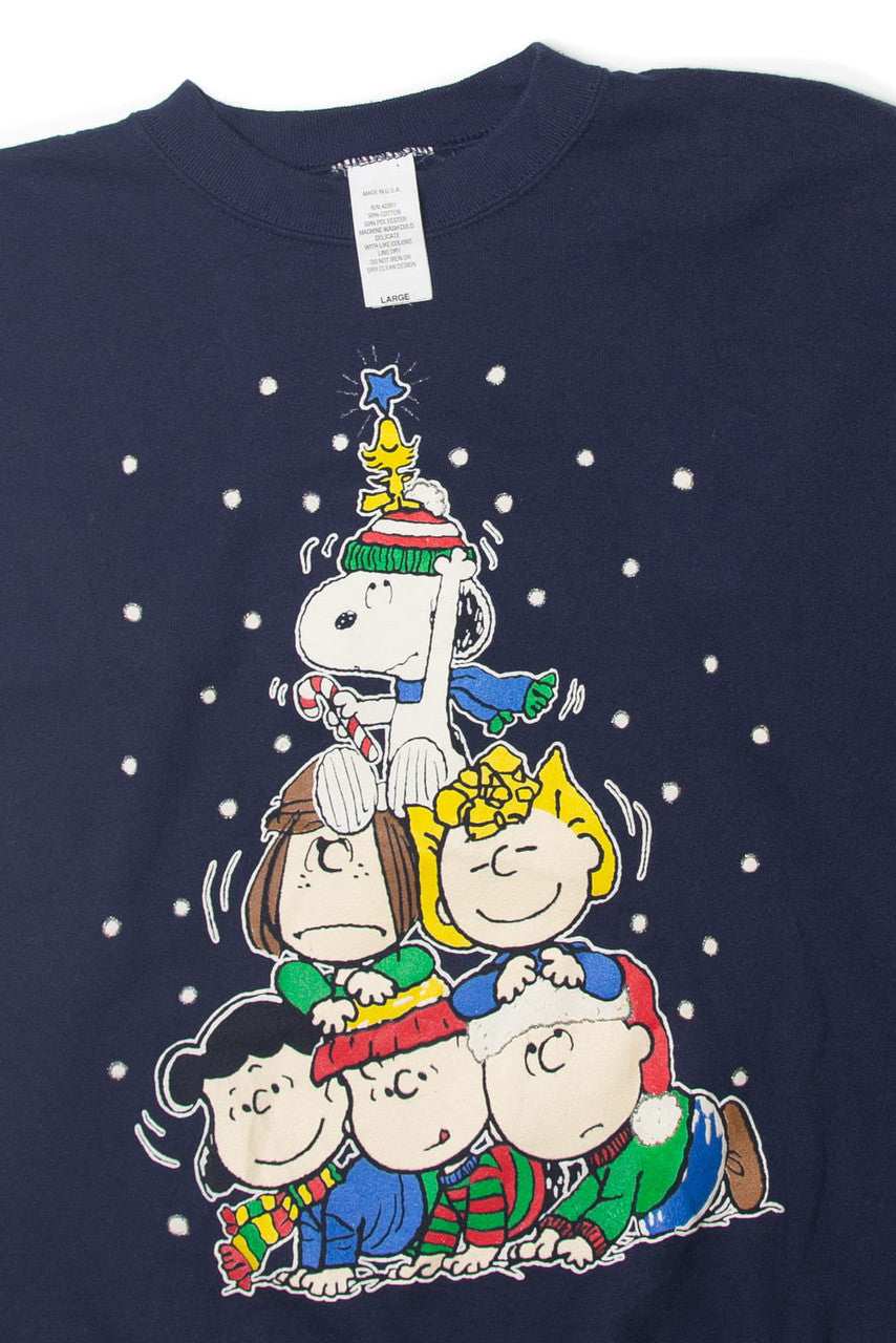 Peanuts Characters Ugly Christmas Sweatshirt 63764