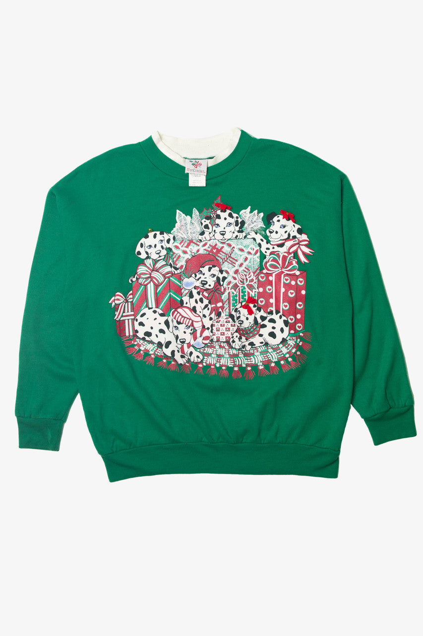 Puppies With Bows And Presents Ugly Christmas Sweater 63770