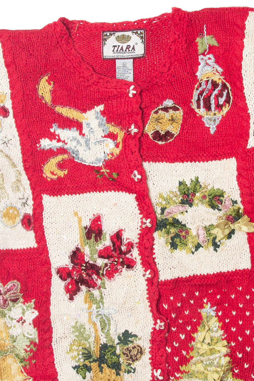Tiara International 1998 Ugly Christmas Sweater 63781