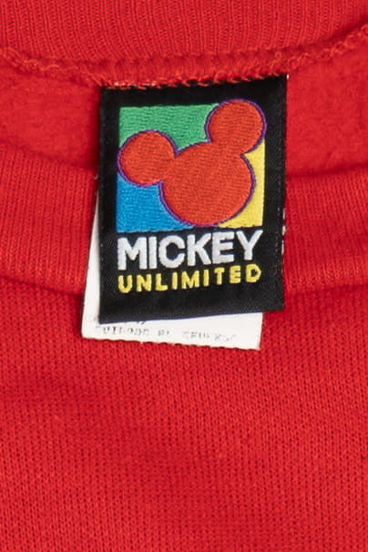 Vintage "Merry Christmas" Mickey Mouse Ugly Christmas Sweatshirt (1990s) 63790