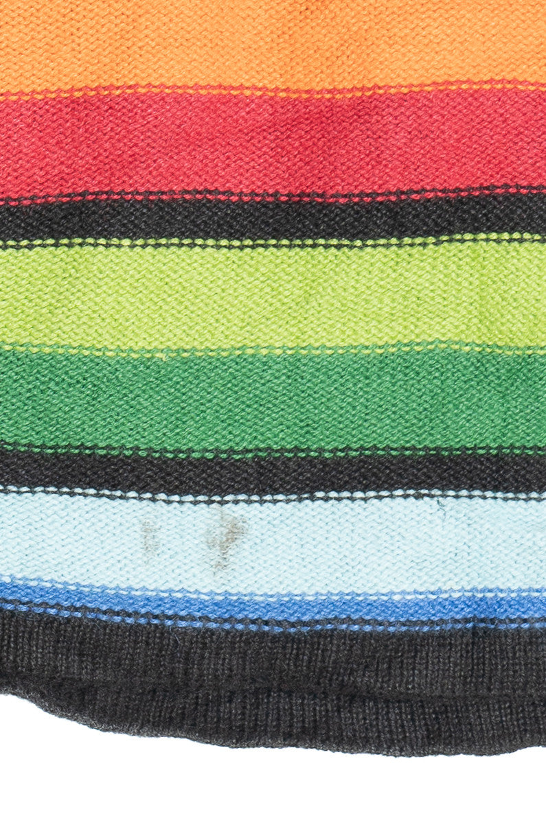 Black Rainbow Stripe Ugly Christmas Vest 63797