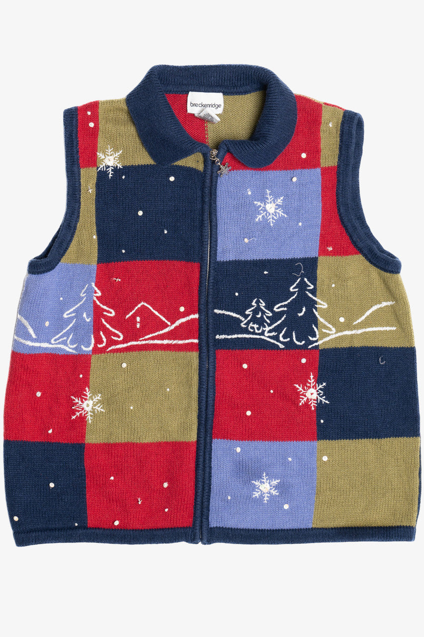 Color Block Ugly Christmas Vest 63800