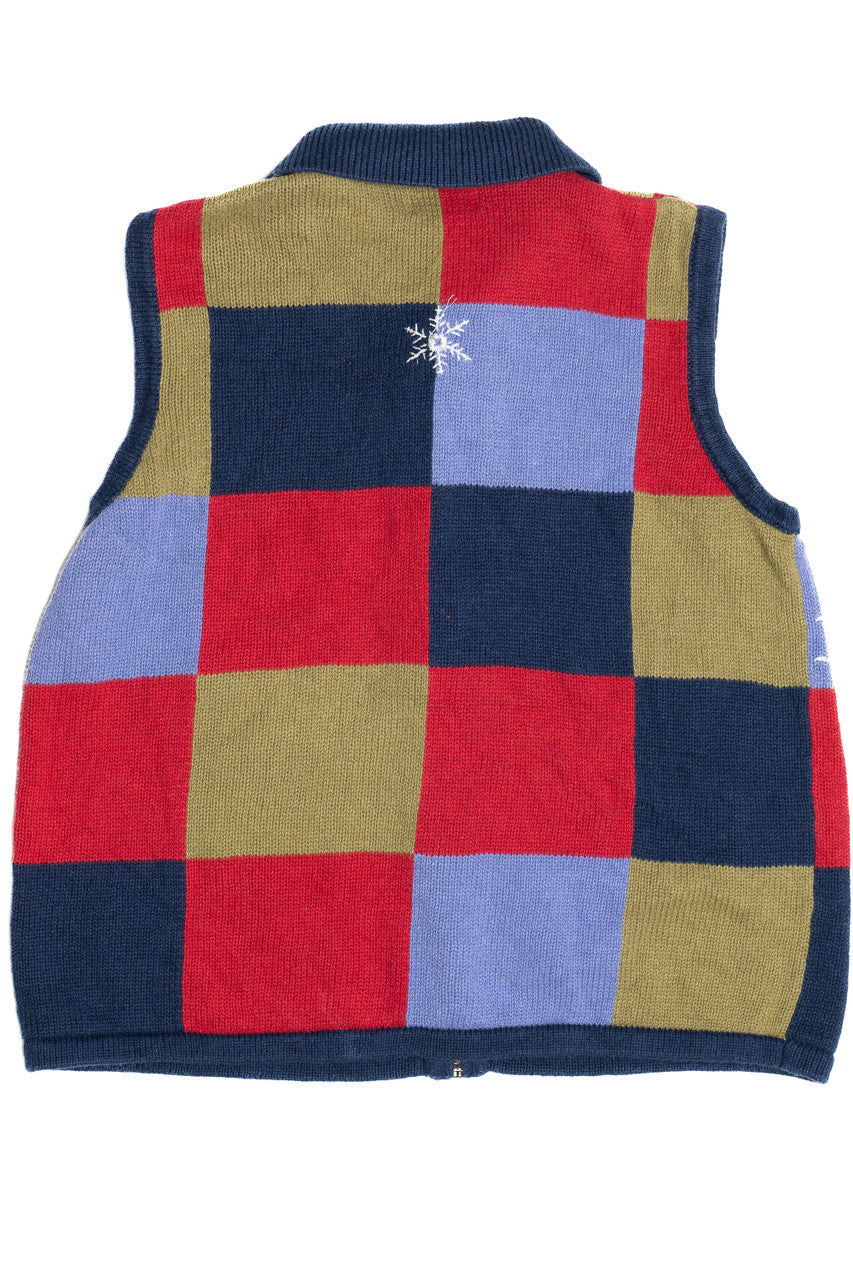 Color Block Ugly Christmas Vest 63800
