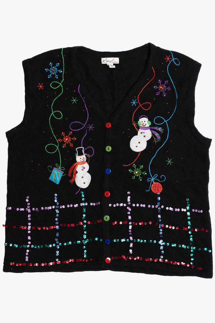 Black Ugly Christmas Vest 63803