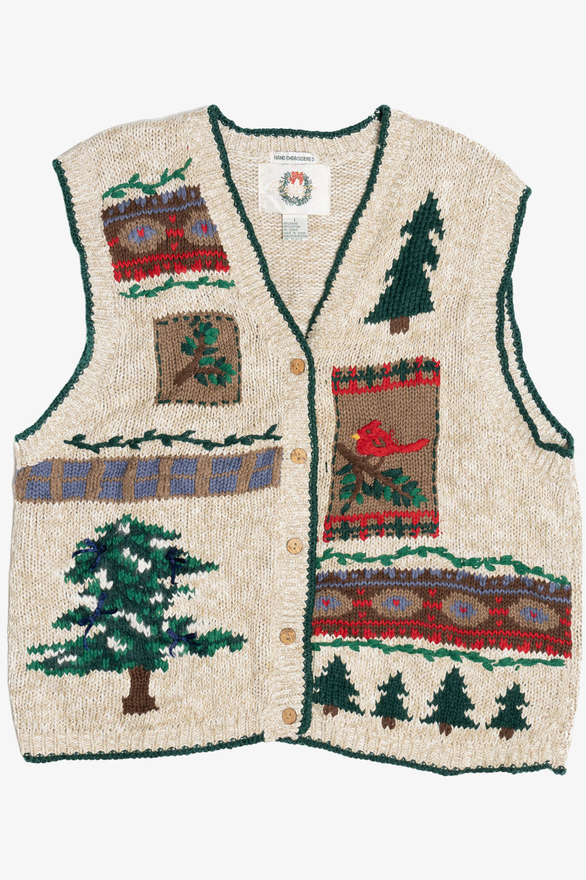 Rustic Woodsy Ugly Christmas Vest 63807
