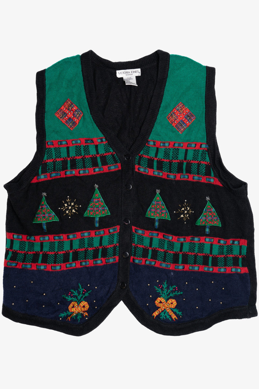Black Ugly Christmas Vest 63811